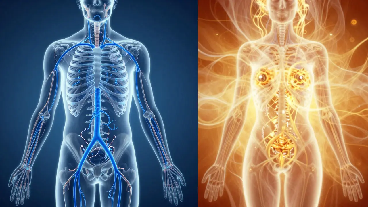 Tantrická vs lymfatická masáž: Rozdíly v cílech, průběhu a účincích